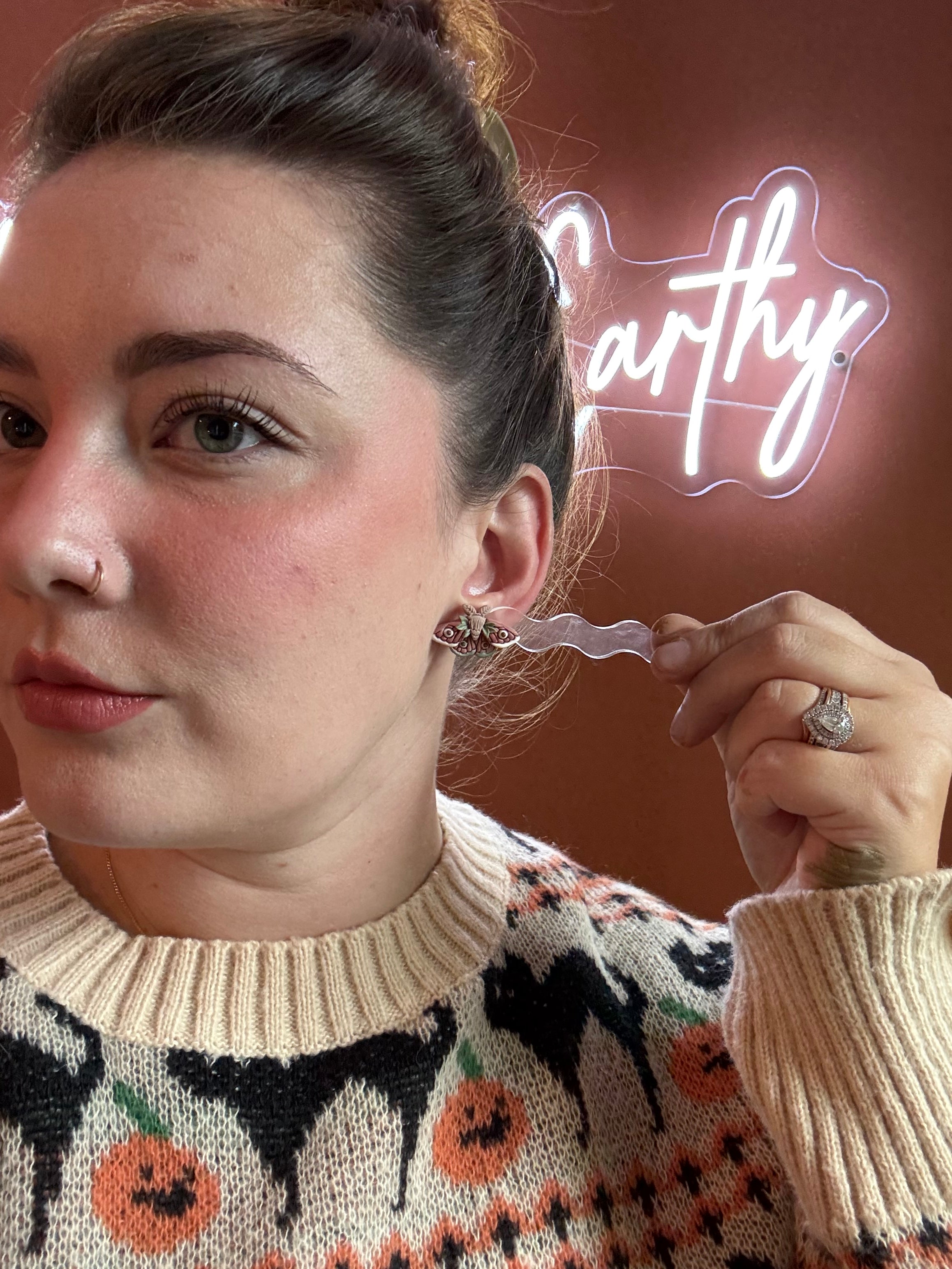September Moth Studs