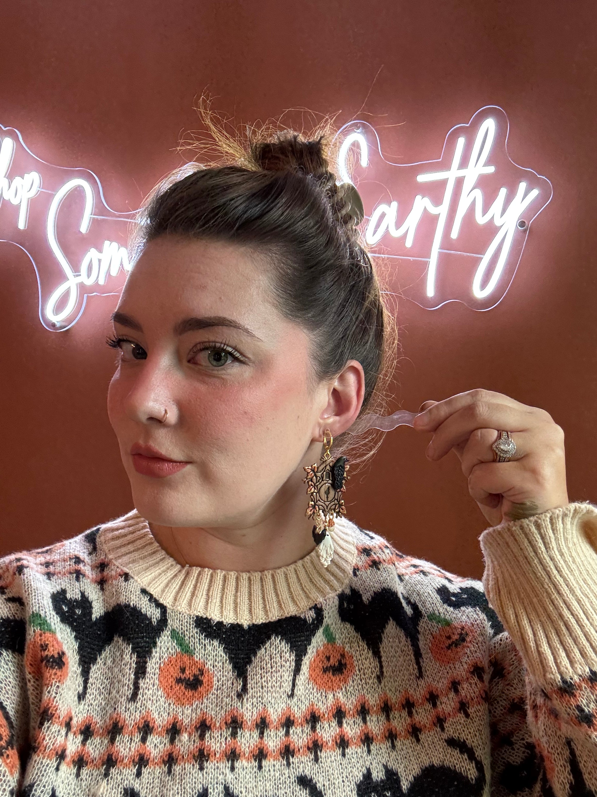 Autumn Cuckoo Earrings
