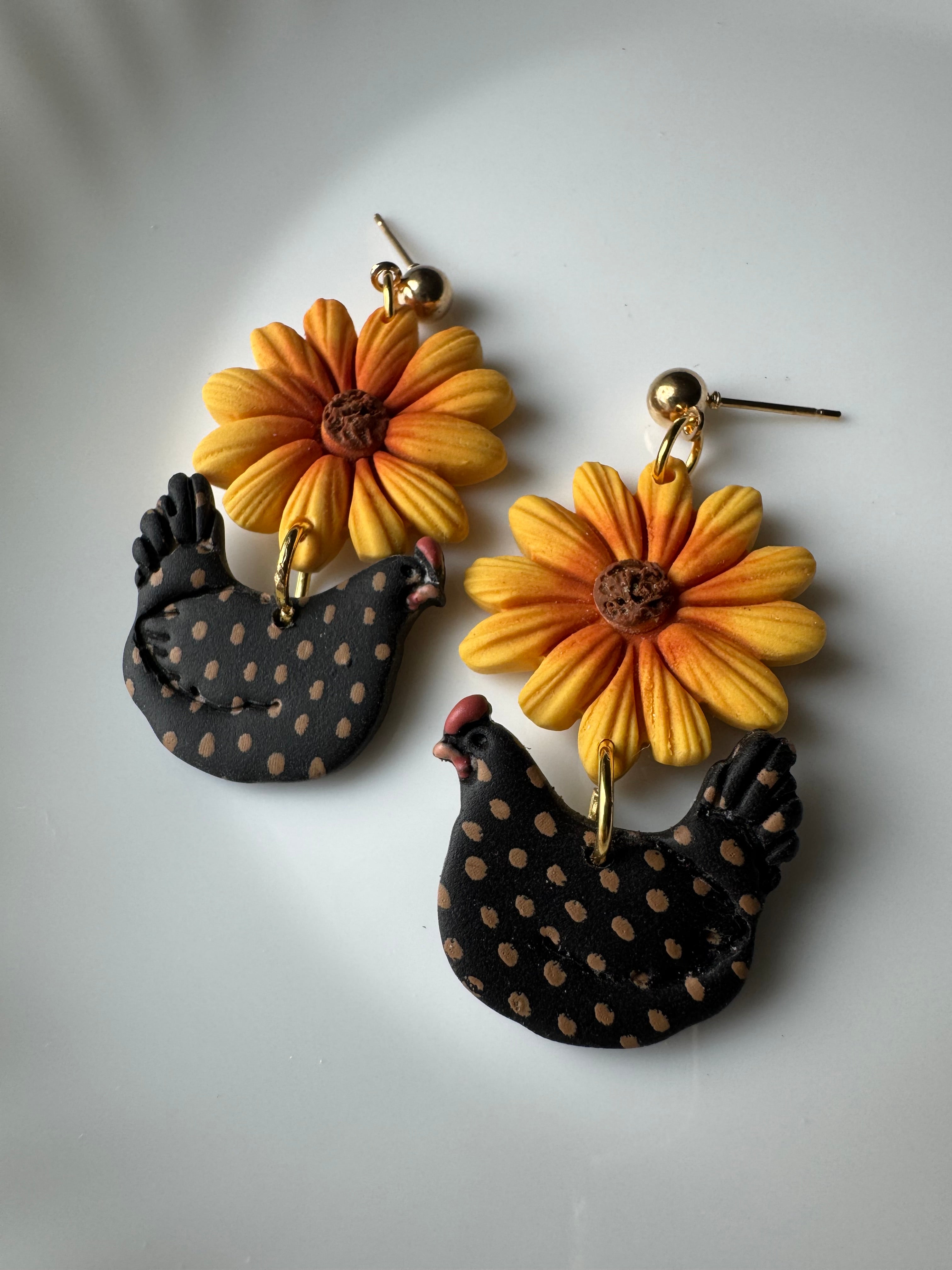 Chicks Love Sunflowers
