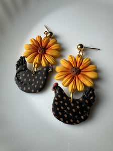 Chicks Love Sunflowers