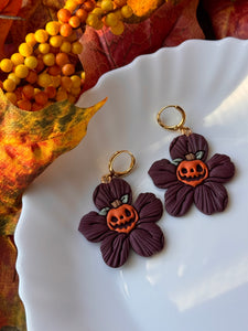 Plum Pumpkin Flowers
