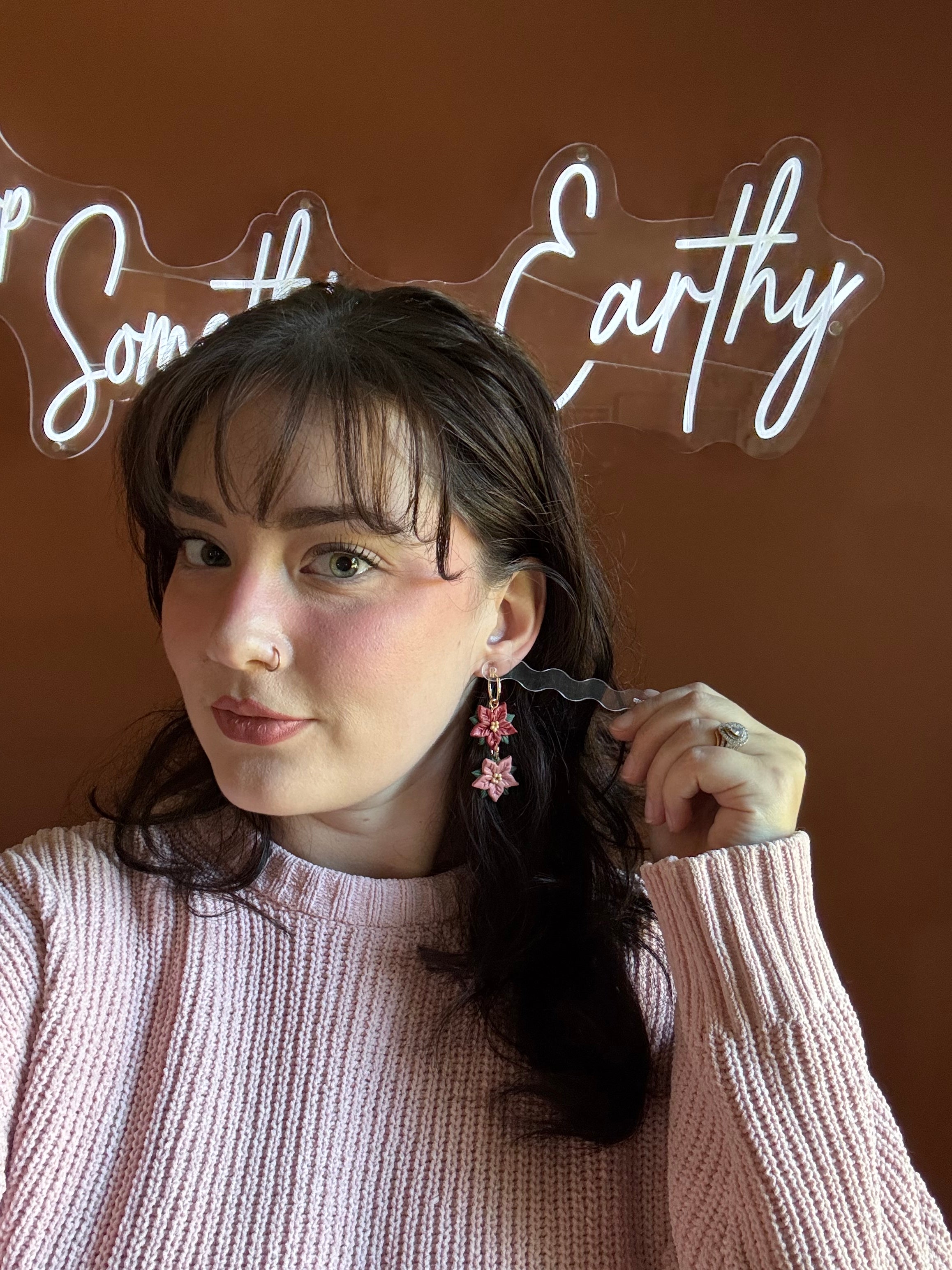 Red and Pink Poinsettias