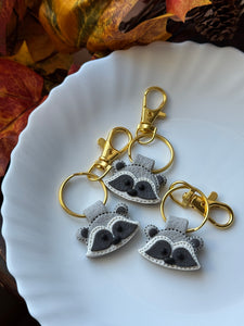 Raccoon Keychain