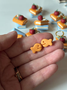 Goldfish Stud Earrings