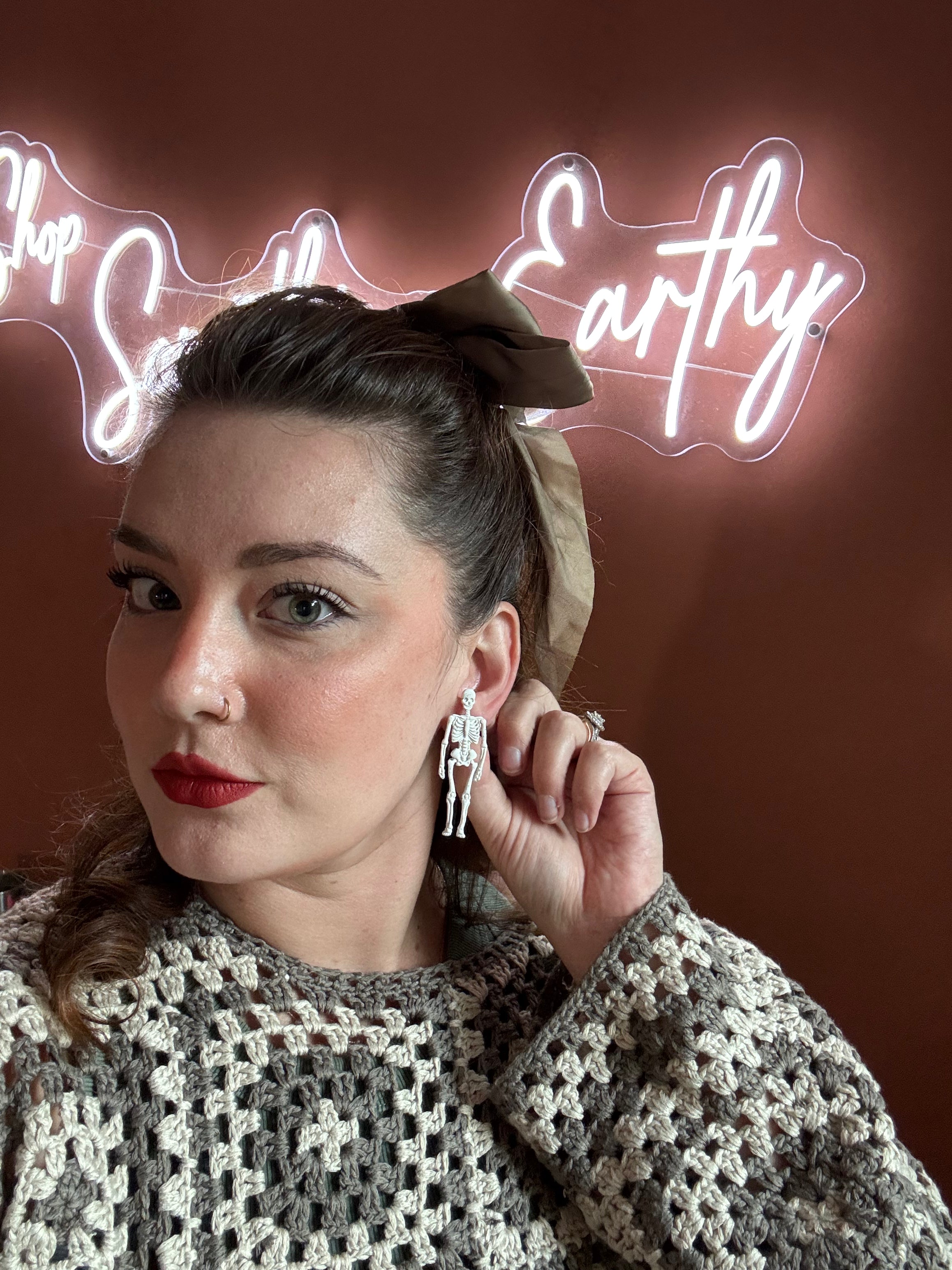 Skeleton Earrings
